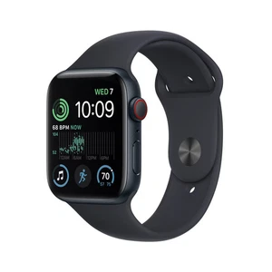 Apple Watch SE 2 GPS + Cell 40mm Midnight Aluminum Case Midnight Band -S/M - Picture 1 of 6