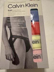 CALVIN-KLEIN.JOCKSTRAPS ALGODÓN ELÁSTICO-Pack de 5 Multicolor-SLIPS TIRANTES - Imagen 1 de 18