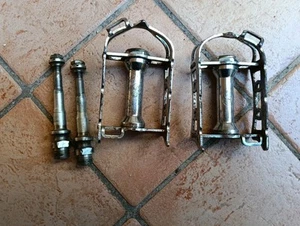 WAY ASSAUTO PEDALS STEEL VINTAGE QUILL OLD ROAD BIKE SPORT 60S - Foto 1 di 9
