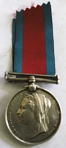 VICTORIAN UNDATED EGYPT SUDAN MEDAL PTE BARNES 1ST SOUTH STAFFS. REGT. BROOCHED - Picture 1 of 11
