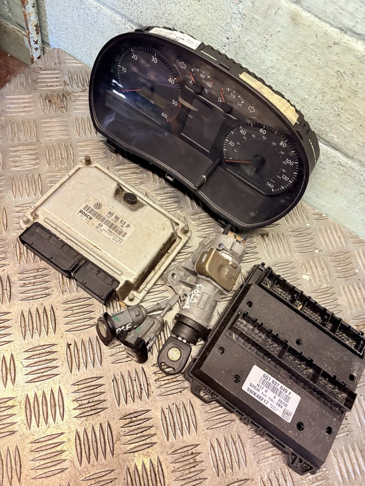 Volkswagen Polo IV 9N3 2007 Motor Diesel ECU Kit y Juego de Cerraduras 045906019BP Foto 1 de 4