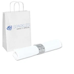 250 pcs 20"x20" inch Polyester Cloth Napkin - White - w/ Rings Wedding Linen iq - Picture 1 of 6
