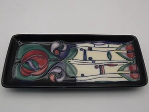 Attraktives Moorcroft Charles Rennie Mackintosh - Rennie Rose - Schmuck Stift Tablett - Bild 1 von 6
