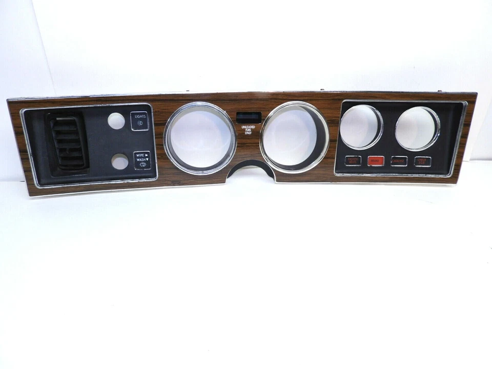 MOPAR CHRYSLER CORDOBA INSTRUMENT CLUSTER BEZEL WOODGRAIN 3593600 1976 1977 w/AC - Изображение 1 из 4