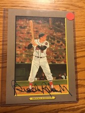 BROOKS ROBINSON SIGNED PEREZ STEELE GREAT MOMENTS CARD #39 