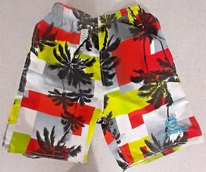Boardshorts Prospero, para hombre, talla M negro gris, amarillo rojo, - Imagen 1 de 4