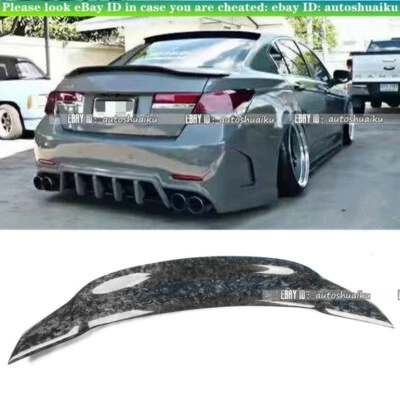 Alerón labial trasero de fibra de carbono Forge para Honda Accord 2008-2012 sedán Foto 1 de 4