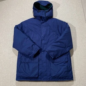 Eddie Bauer Parka Jacke Herren XL Big Tall Navy Blizzard Daunen Puffer Mantel Kapuze - Bild 1 von 13