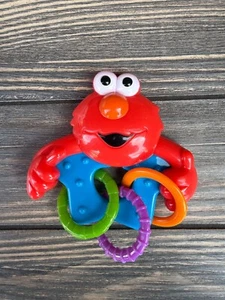 Sesame Street Elmo Baby Teether Toy With Colorful Rings - Picture 1 of 3