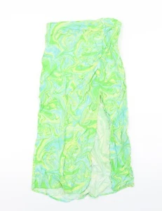 Stradivarius Womens Viscose Blend A-Line Skirt Size 10 S - Picture 1 of 10