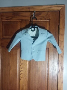 Vintage Kids Size 5 Light Blue Suite Jacket - Picture 1 of 8