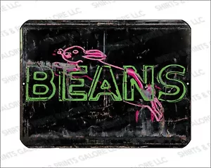 Saginaw BEANS Bunny Metal Sign 9x12 - Mid-Michigan Landmark Souvenir Rabbit - Picture 1 of 1