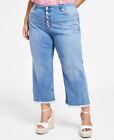 Michael Kors Plus Size High Rise Cropped Selma Jeans Blue Size 22w Msrp $120