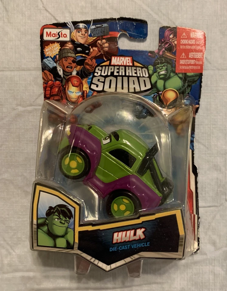 Carro de brinquedo Marvel Superhero Squad HULK veículo fundido por Maisto - Imagem 1 de 4