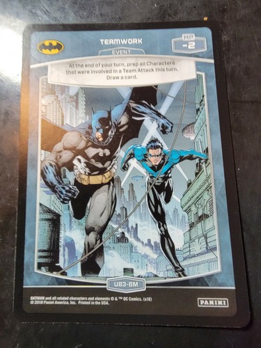 2018 Panini Metax Batman #U83-BM Teamwork Uncommon | eBay