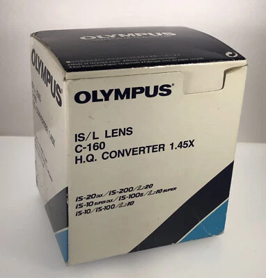 Olympus IS/L Lens C-160 H.Q. Converter 1.45x 52 mm for iS Series (NEW) - Image 1 of 2