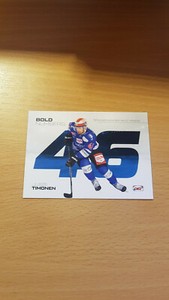 LED 18-19 2018-2019 BOLD NUMBERS #BN12 JUSSI TIMONEN SCHWENNINGER WILD WINGS