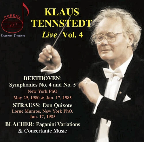 Klaus Tennstedt Live, Vol. 4 by Beethoven, L.V. / Blacher / New York Philharmonic (CD, 2024)