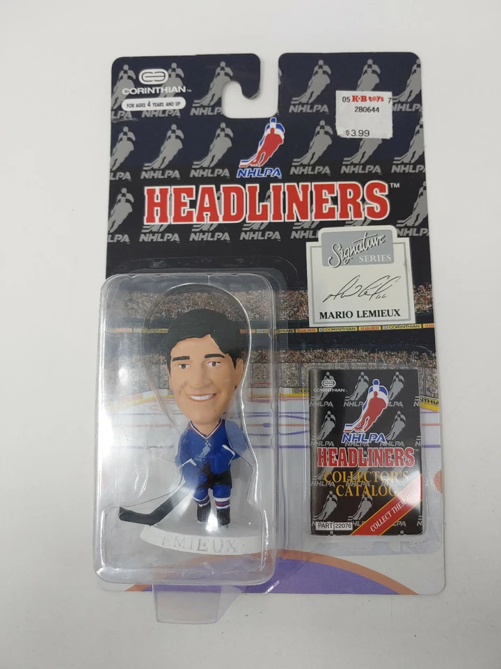 1997 Mario Lemieux Corinthian Headliners Pittsburgh Penguins NHL 3” Figure Hl025
