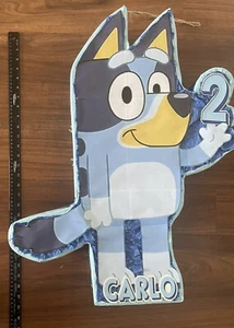 Piñata Azul Tamaño Mediano Fuerte Y Hermosa ⭐️28x21x5, añade Cualquier Nombre - Imagen 1 de 6