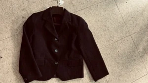 COMPETITION Hunt Coat *Youth Sz. 6 *NAVY Pinstripe VGC** - Picture 1 of 4
