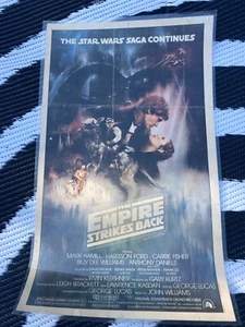 Star Wars VINTAGE The Empire Strikes Back Movie Poster | 11x17 | 1980 ORIGINAL - Picture 1 of 6