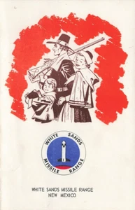 Menù del Ringraziamento anni 60 White Sands MISSILE gamma New Mexico 4,5 x 7 pollici - Foto 1 di 3