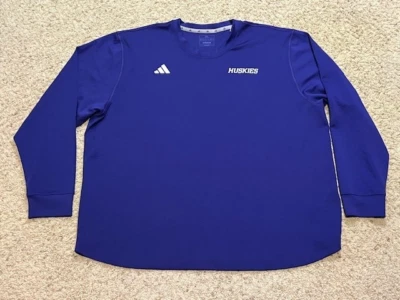 Pullover de manga larga púrpura emitido por el equipo Adidas de Washington Huskies talla XXL USADO EN EXCELENTE ESTADO Foto 1 de 4
