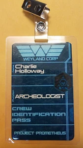 Aliens/Prometheus ID Badge-Archeologist Charlie Holloway - Picture 1 of 1