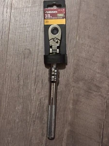 Husky Extendable Ratchet Adjustable 3/8 Inch Drive Flex Head Hand Tool Chrome  - Picture 1 of 2