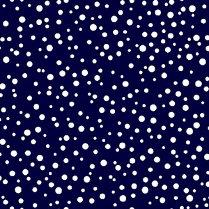 Yule Cool Blue with White Dots by Freckle & Lollies ~By The Yard - Picture 1 of 1