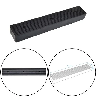 PROPLUS Bootsauflage Gummi 345x58x35mm Langauflage Sliphilfe Gummiauflage Bootstrailer