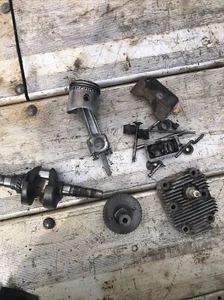 KOHLER K91 ENGINE PISTON CRANKSHAFT CAM HEAD VALVES (good Shape) - Picture 1 of 17