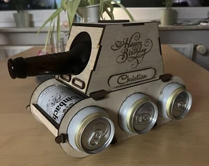 Panzer für Getränkedosen / -flaschen super Geschenkidee Geburtstagsgeschenk Mann - Bild 1 von 5