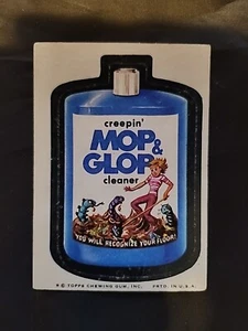 Mop & Glop - 1974 Topps Wacky Packages pegatina vintage - Imagen 1 de 1