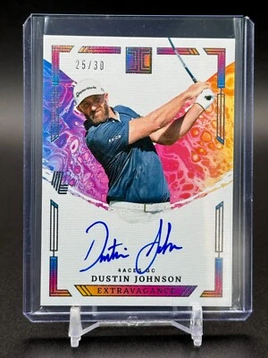 2024 Impeccable Liv Golf DUSTIN JOHNSON Extravagance Auto 25/30 - On Card - Image 1 of 2