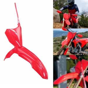 Front Fender & Front Number Plate For Honda CRF250R CRF250RX CRF450R CRF450R Red - Picture 1 of 9