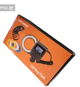 Neewer LED Ring Flash Light With Lcd Diplay Power Control 