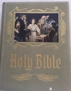 Vintage Holy Bible Master Reference Edition Heirloom Red Letter King James V (11 - Imagen 1 de 12