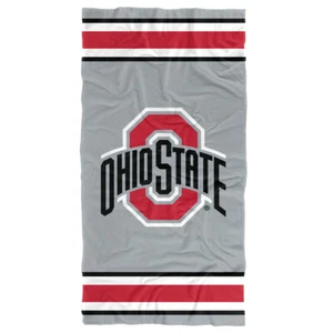 The Ohio State University, 30"x60" Primary Logo Beach Towel - Picture 1 of 6