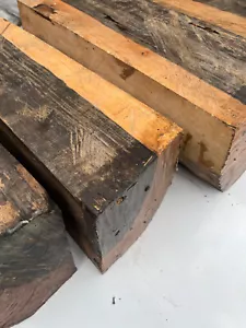 Cuartos de troncos SURINAME IRONWOOD / WAMARA / SWARTZIA para torneado, tallado, etc. - Imagen 1 de 8