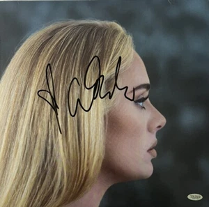 Adele Laurie Blue Adkins 'Adele' autentico firmato autografato LP RECORD con certificato di autenticità - Foto 1 di 12