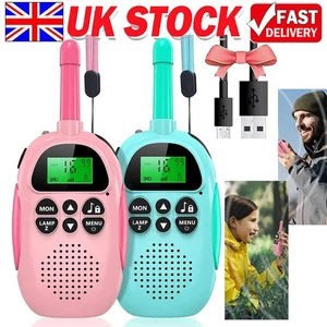 Portable Children Walkie Talkies Electronic Long Range Kids Walky Talky UK 2Pcs - Picture 1 of 14
