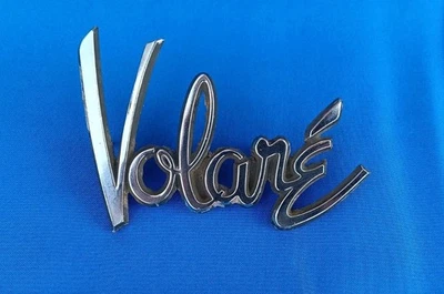 Mopar 1976 - 1980 Plymouth Volare Emblem Badge Nameplate P/N  4022352 - Image 1 of 3