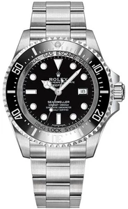 Rolex Sea-Dweller Deepsea 116660-0001 schwarzes Zifferblatt Edelstahl Herrenuhr - Bild 1 von 8