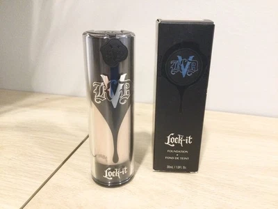 NIB KVD Kat Von D Lock-It Foundation 1 fl oz MEDIUM 52 WARM - Makeup - Image 1 of 4