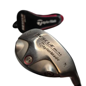 TaylorMade Rescue Dual 3 Híbrido 19* Ultralite Grafito 65g Flex Para Hombres Derecha 40.5"L - Imagen 1 de 20