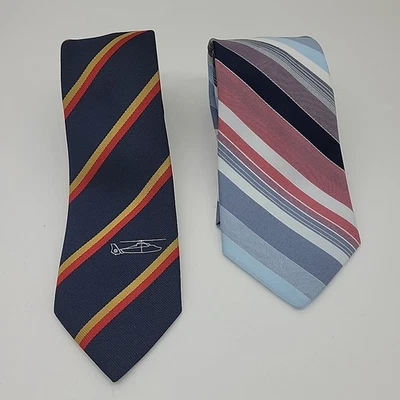 Corbata Vintage Lote de 3 Rayas Mixtas | ¡Envío Gratis! Foto 1 de 4