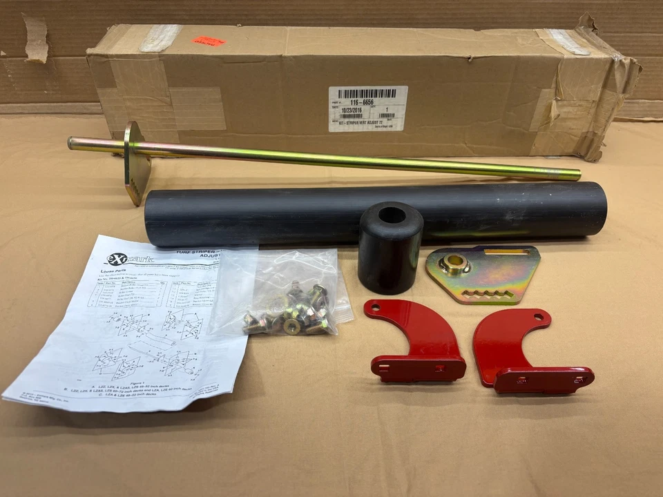 EXMark 116-6656 垂直调节刮刀套件割草机替换部件 Lazer Z — 第 1/3 张图片