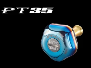 Perilla de mango LIVRE PT35 MARRÓN FUEGO-IP serie 1 pieza DORADO TITANIO AZUL ROJO - Imagen 1 de 9